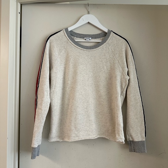 Splendid Cotton Rugby Stripe Sweatshirt - Picture 3 of 8